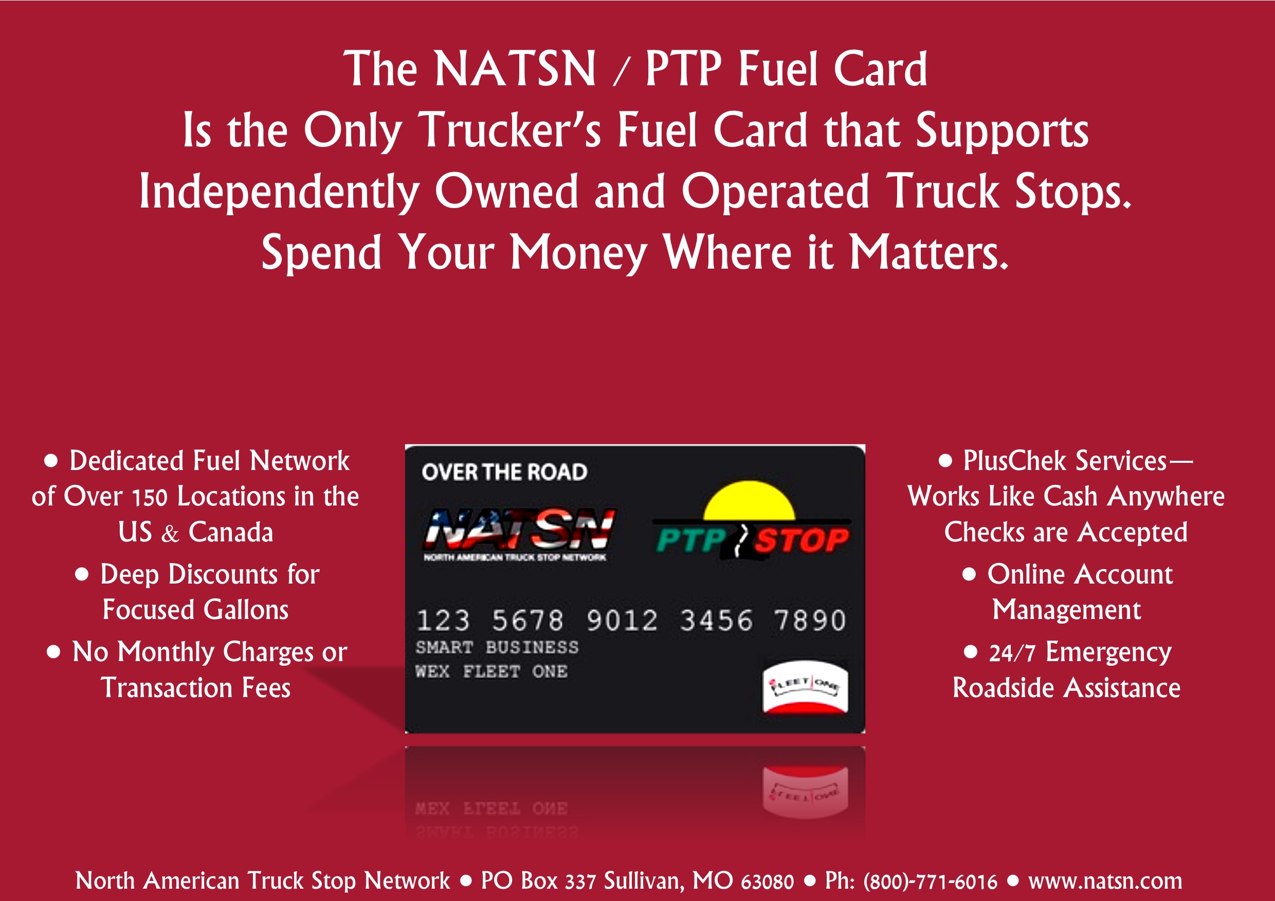 Trucker's Fuel Card, Truck Driver, Fuel Card, NATSN, AmBest, Roady's, Pilot, Flying J, Best Truck Stop, Best Fuel Card, Independent, Mom and Pop, Professional Driver, Fuel Card, trucker fuel card